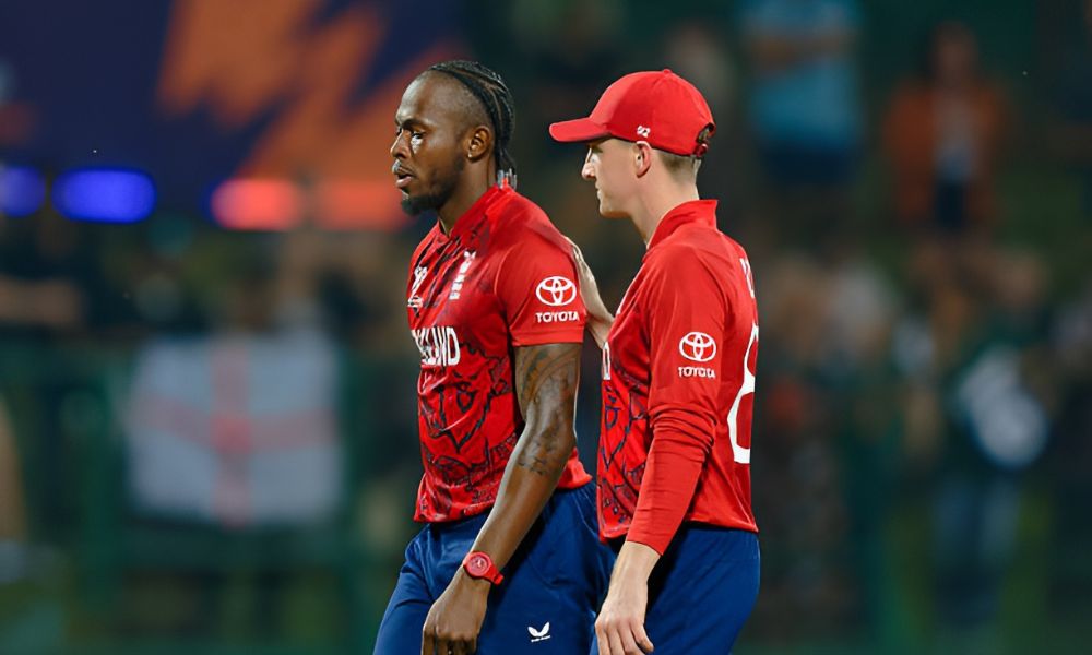 Jofra Archer and Harry Brook