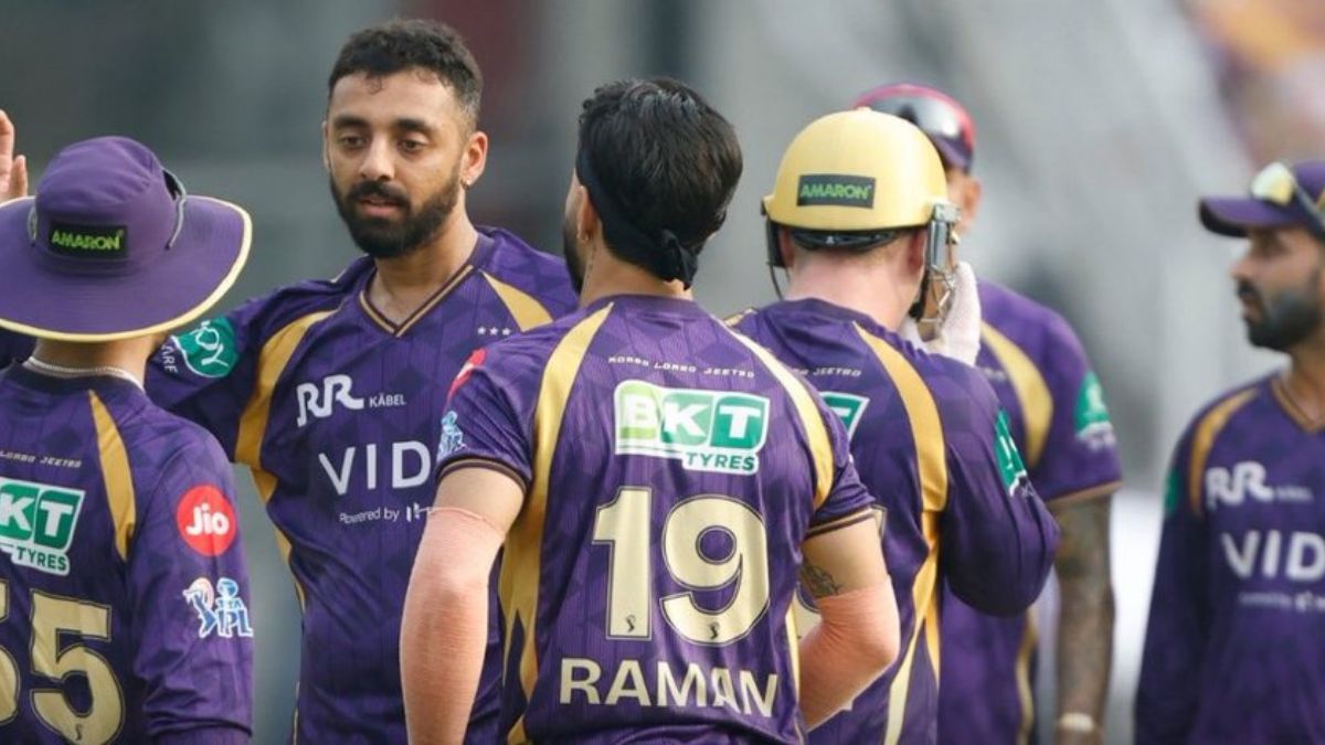 Varun Chakravarthy reveals emotional scenes in KKR’s dressing room after their first IPL 2026 win.