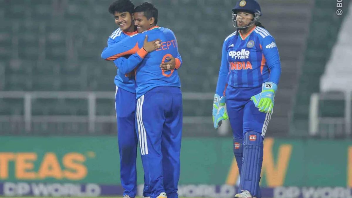 Deepti Sharma stars with 5/19