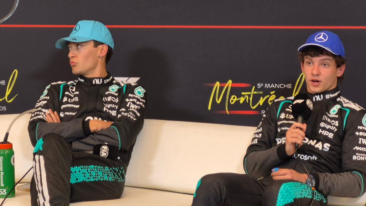 George Russell and Kimi Antonelli were involved in an intense on-track clash