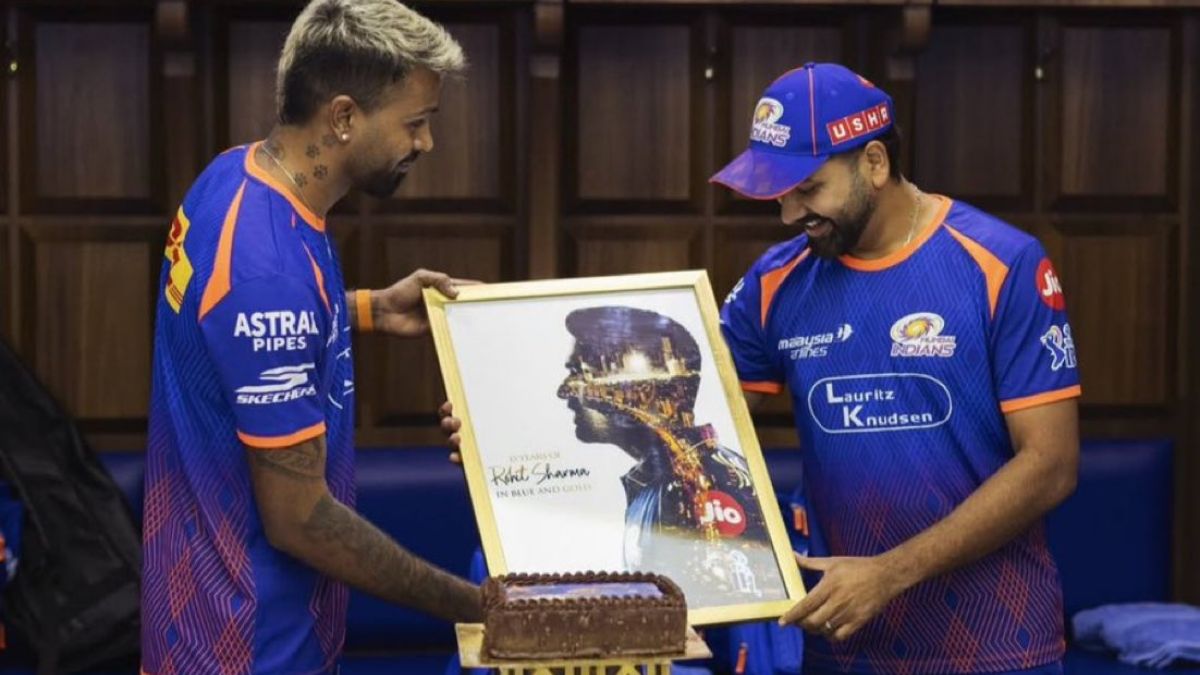Hardik Pandya pays tribute to Rohit Sharma
