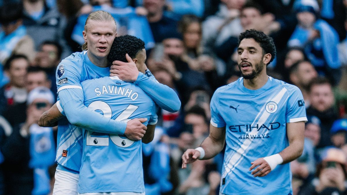 Manchester City boss Pep Guardiola praised his squad’s spirit and consistency