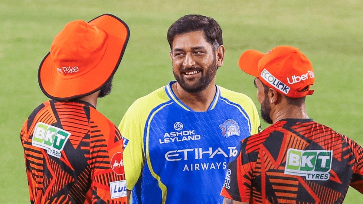 MS Dhoni in SRH vs CSK IPL 2026