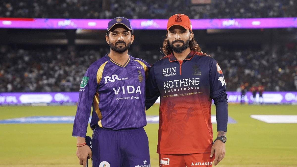 RCB vs KKR live score IPL 2026