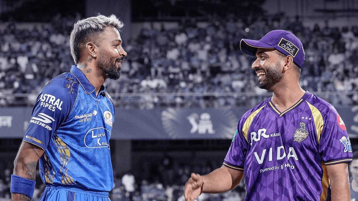 MI vs KKR live score