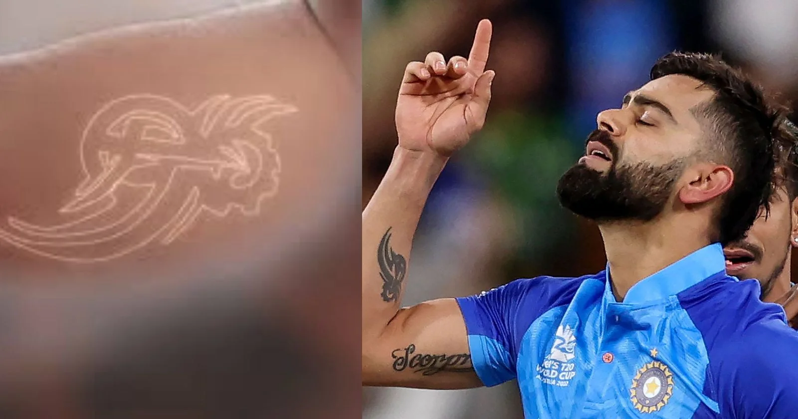 Virat Kohli Tattoo