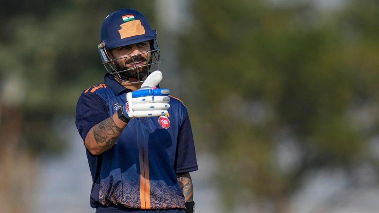 Virat Kohli Skips VHT Match Against Railways