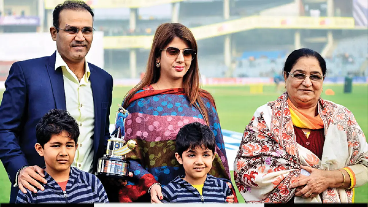Virender Sehwag Family Virender Sehwag Family & Brother
