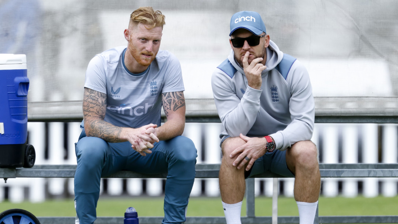 Brendon McCullum and Ben Stokes after Ashes dissapointment
